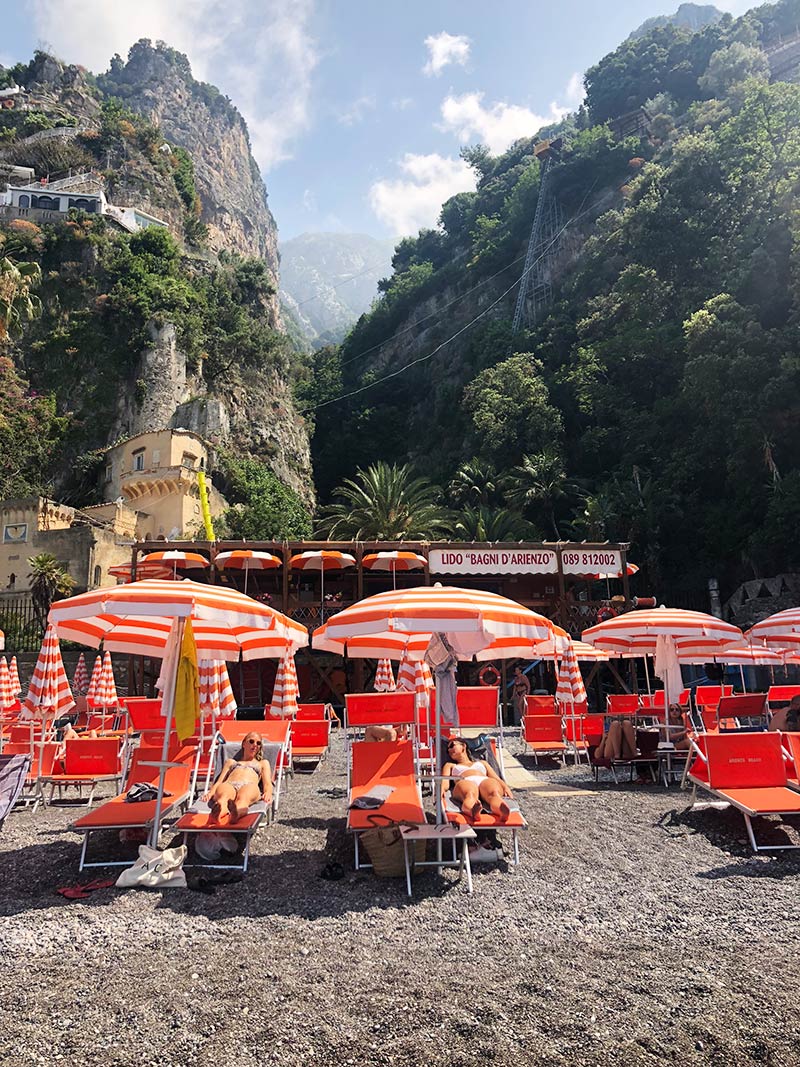 Arienzo Beach Club Positano, Amalfi Coast