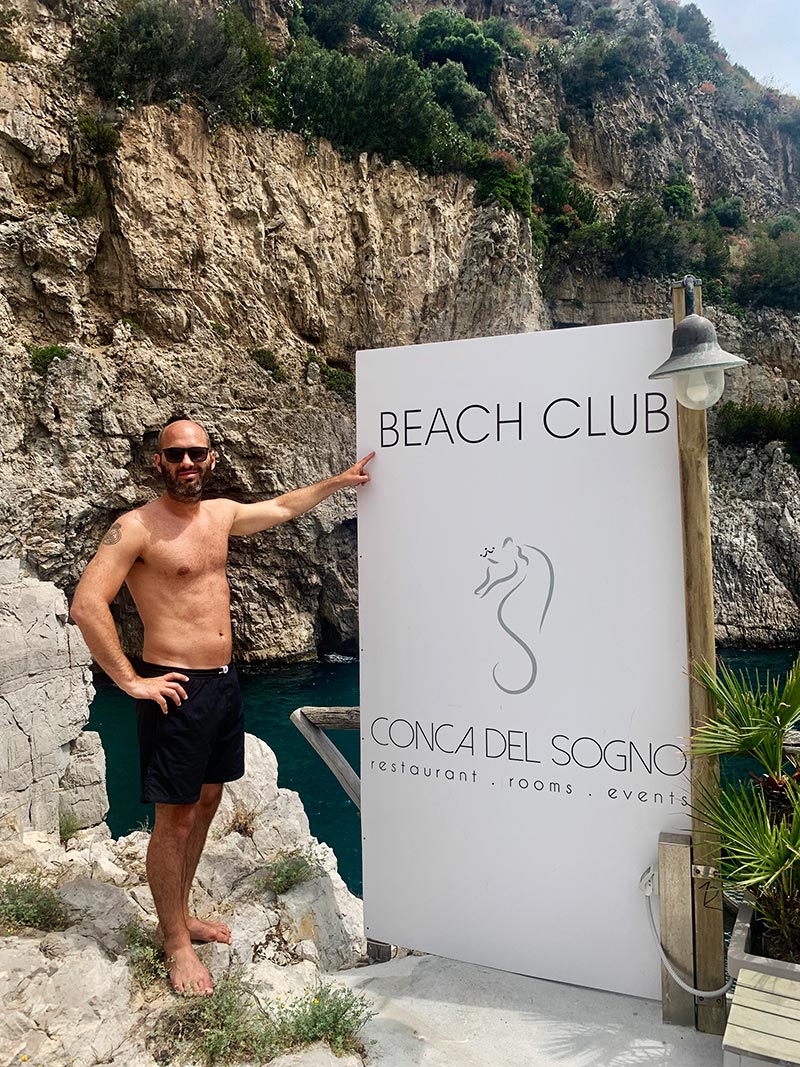 Conca del Sogno Beach Club Amalfi Coast