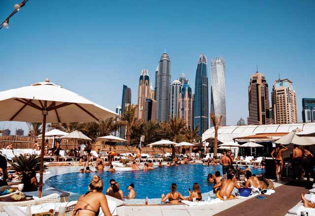 Andreea's Beach Club in Dubai